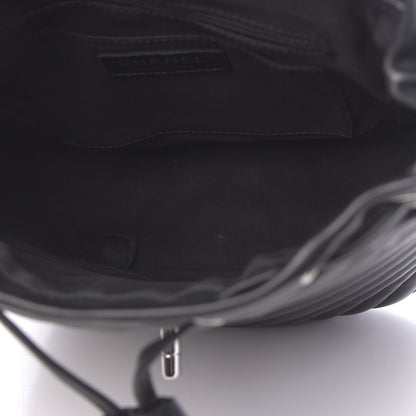 Chanel Lambskin Chevron Quilted Small Urban Spirit Backpack Black 4 of 9