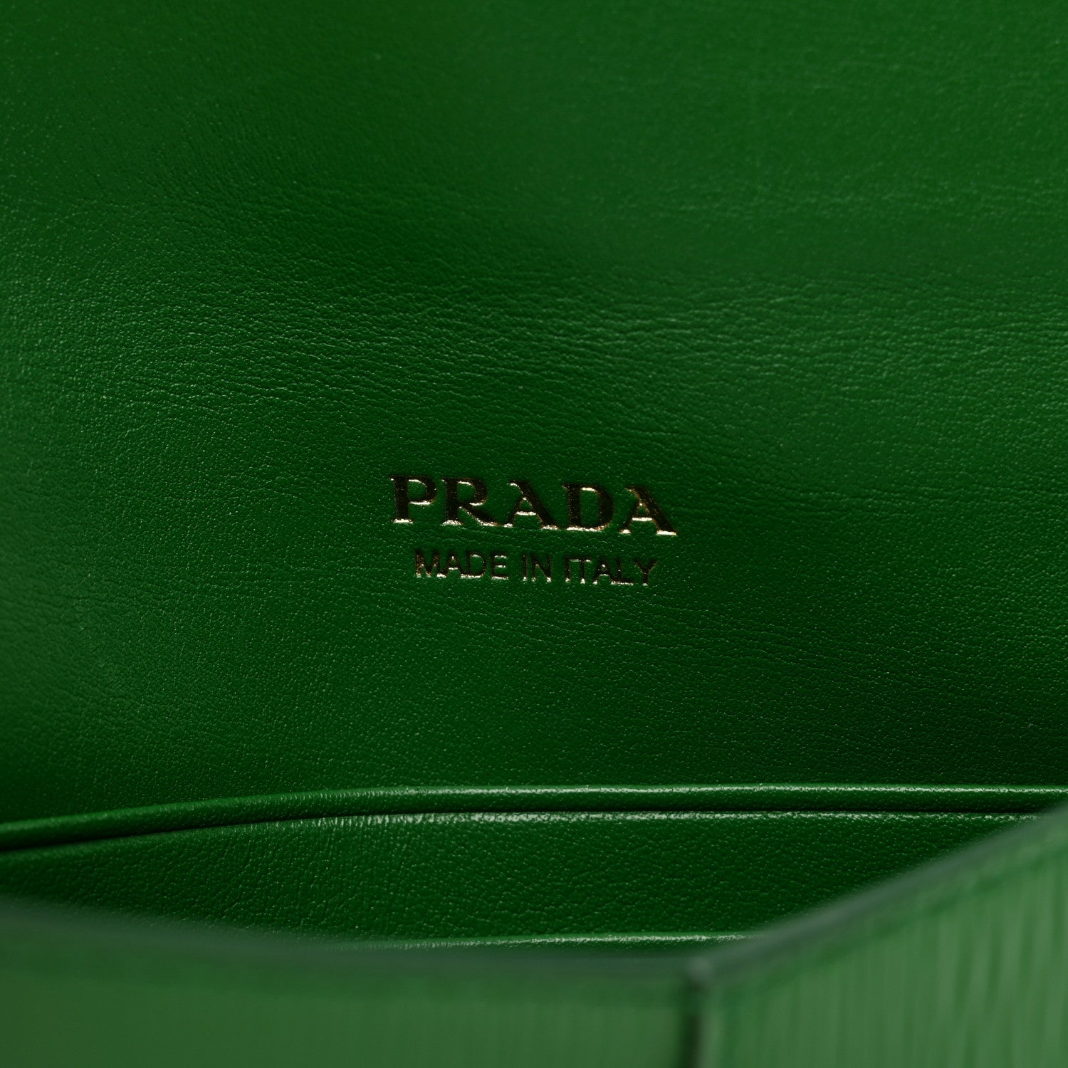 Prada Vitello Move Envelope Wallet Larice 6 of 7