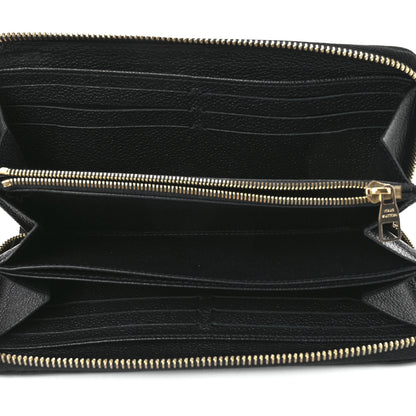 Louis Vuitton Empreinte Zippy Wallet Black 5 of 11