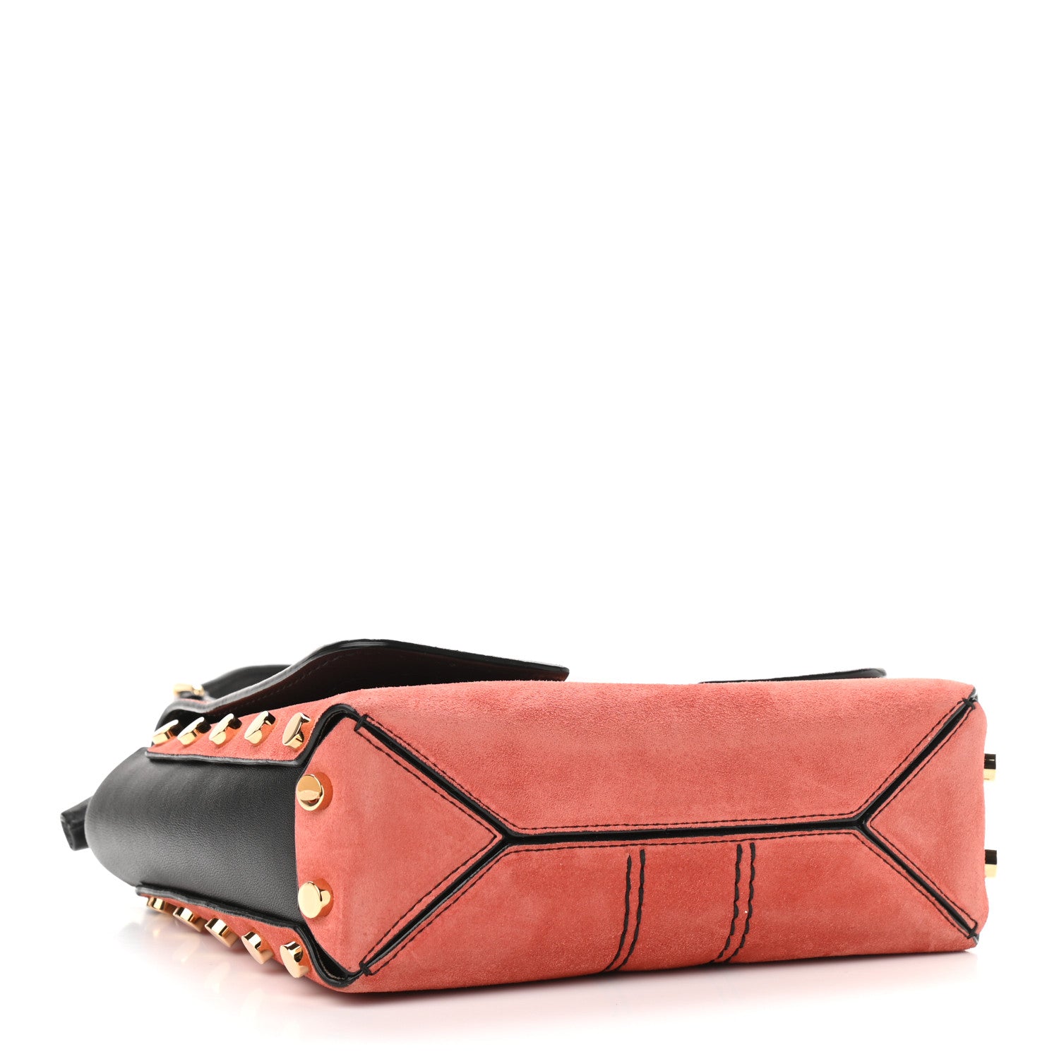 Jimmy Choo Suede Lockett XB Crossbody Bag Coral 4 of 9