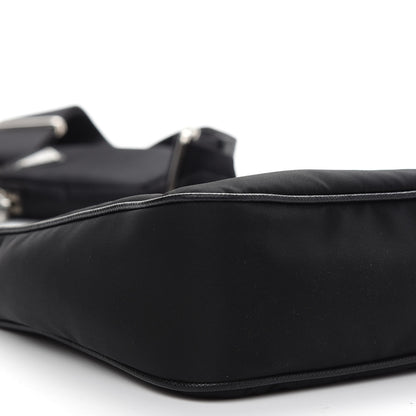 Prada Nylon Re-Edition 2005 Shoulder Bag Black 7 of 8