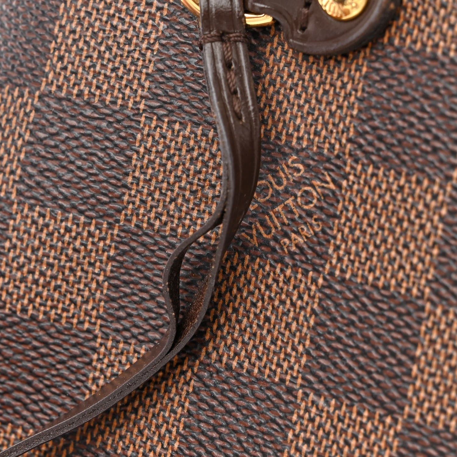 Louis Vuitton Damier Ebene Neverfull MM 19 of 19
