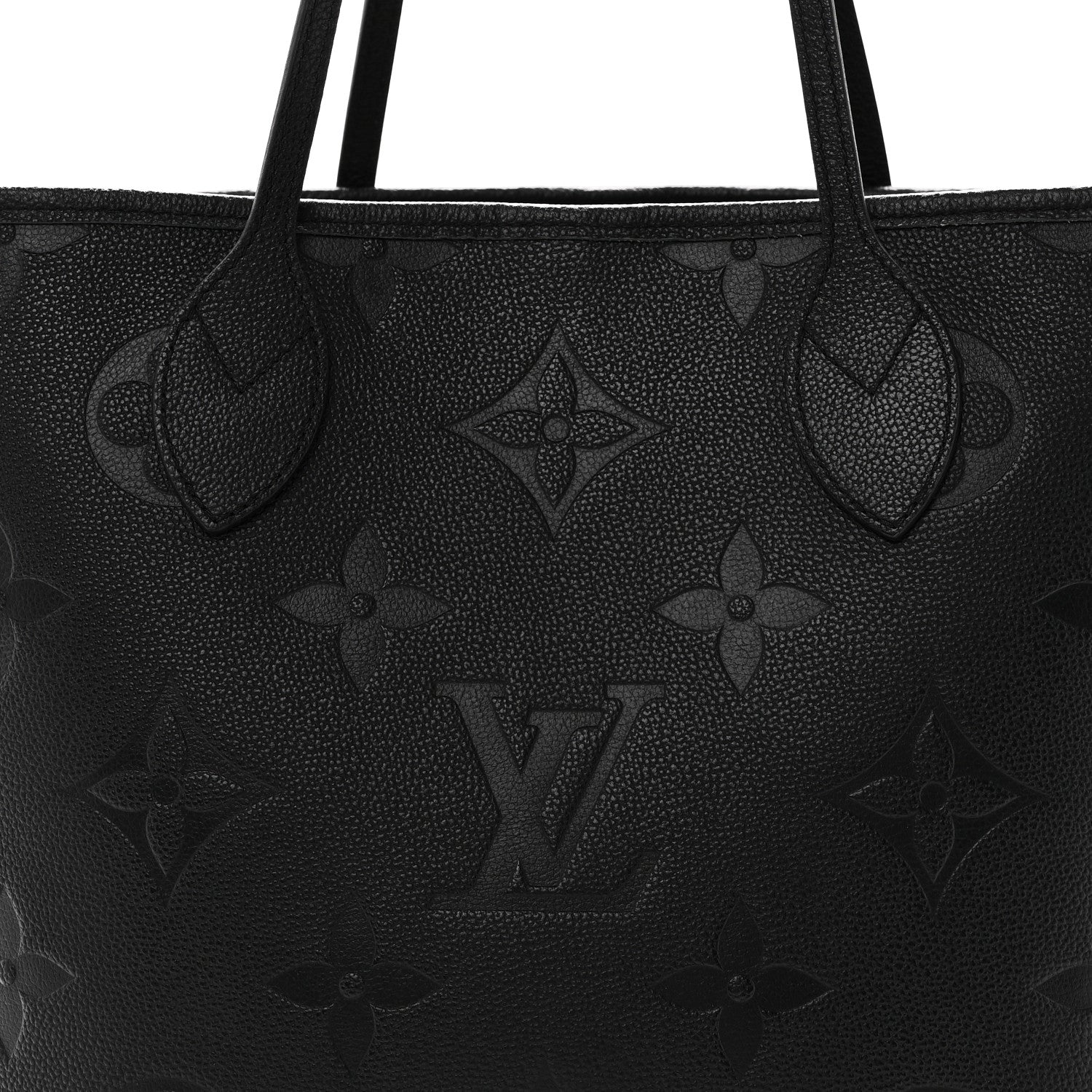 Louis Vuitton Empreinte Monogram Giant Neverfull MM Black 7 of 10