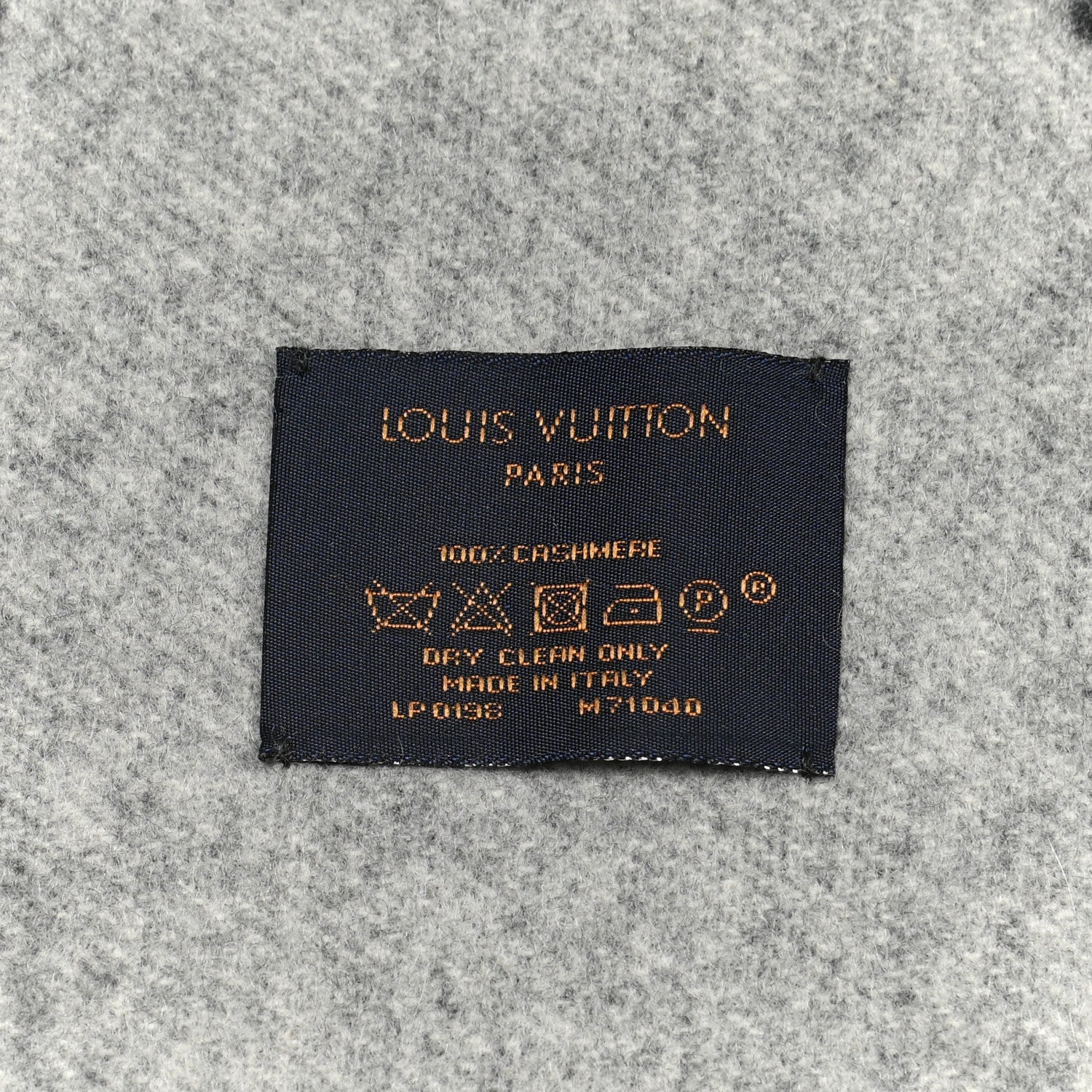 Louis Vuitton Cashmere Monogram Reykjavik Scarf Black 3 of 3