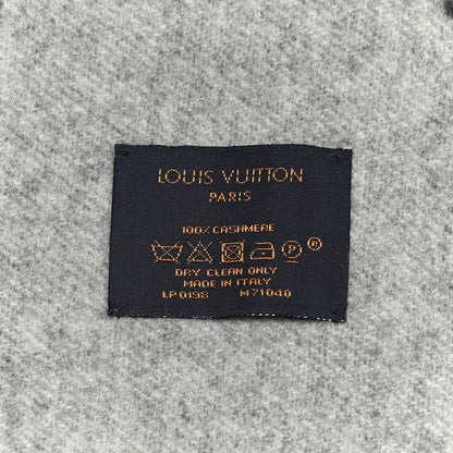 Louis Vuitton Cashmere Monogram Reykjavik Scarf Black 3 of 3