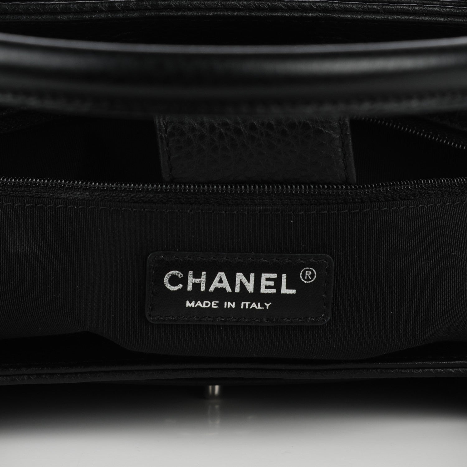 Chanel Calfskin Small Cerf Executive Shopper Tote Black 6 of 9