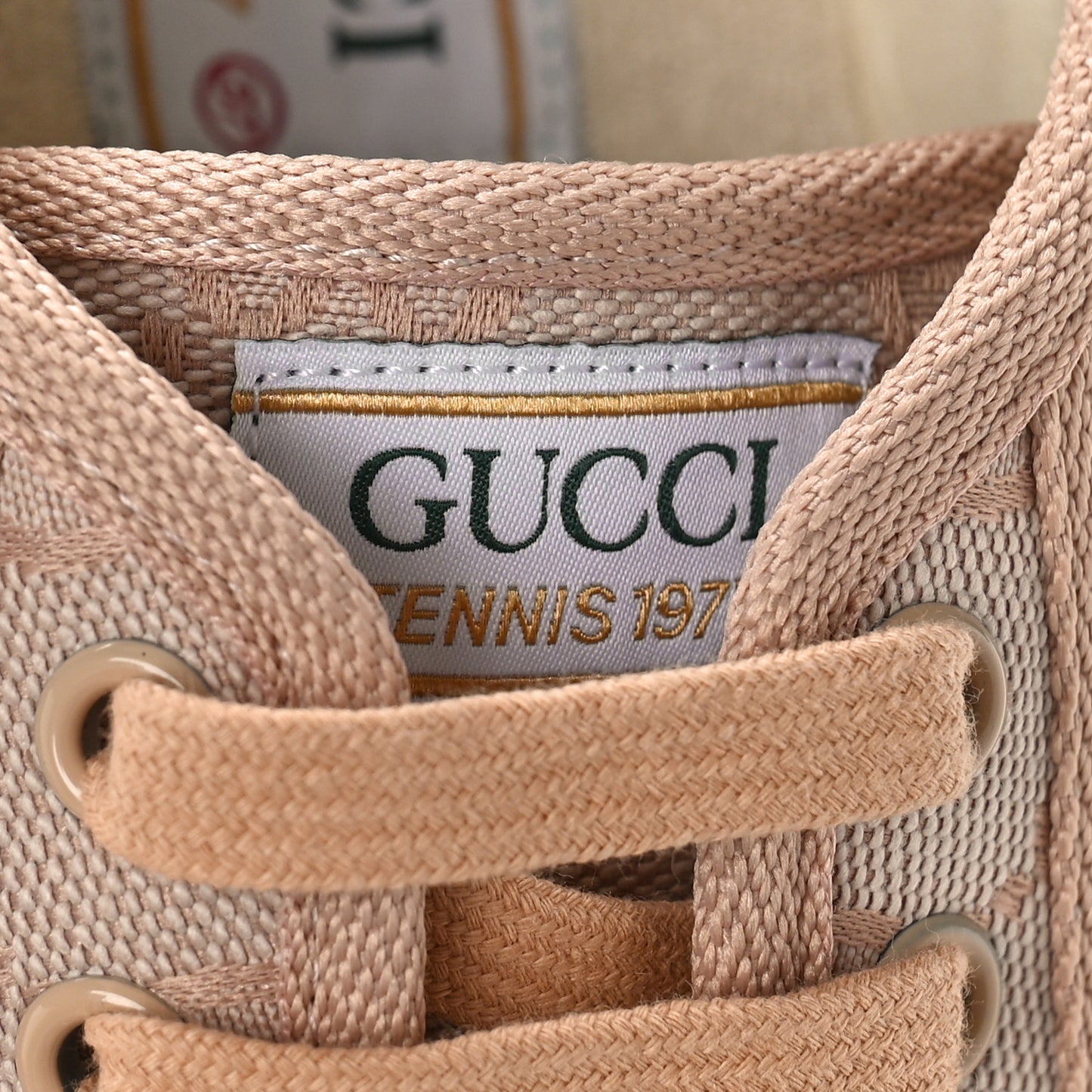 GG Monogram Womens 1977 Tennis Platform 52mm Sneakers 37 37 Skin Rose