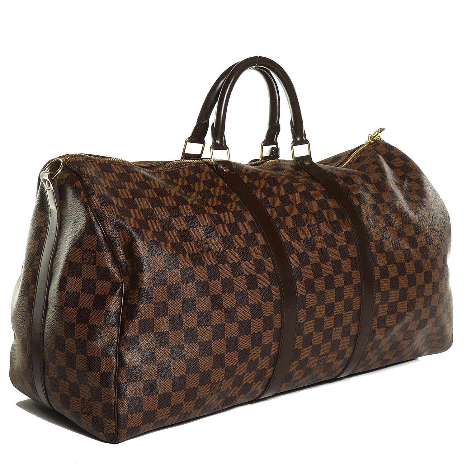 Louis Vuitton Damier Ebene Keepall Bandouliere 55 3 of 7