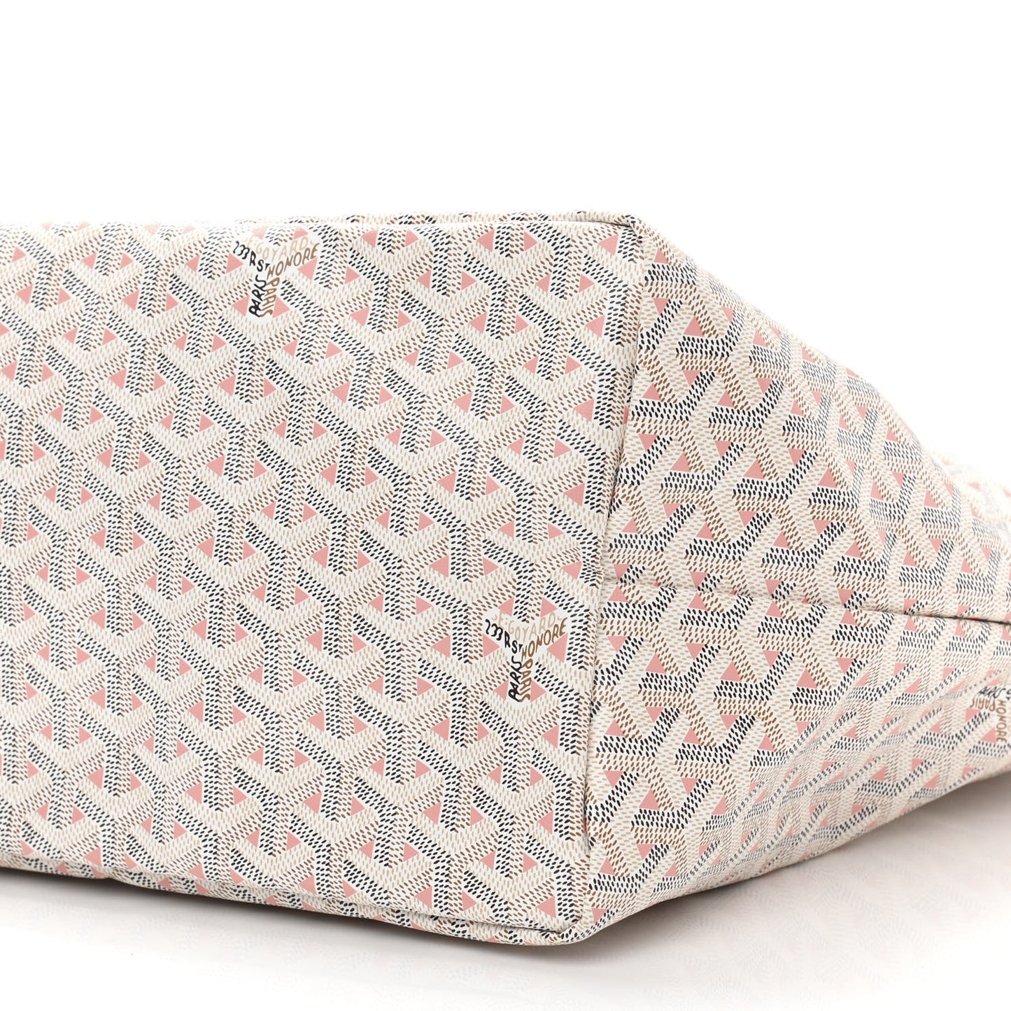 Goyardine Saint Louis Claire Voie GM White Pink