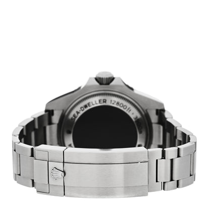 Rolex Stainless Steel 44mm Oyster Perpetual Date Sea-Dweller Deepsea Watch Black 126660 3 of 5