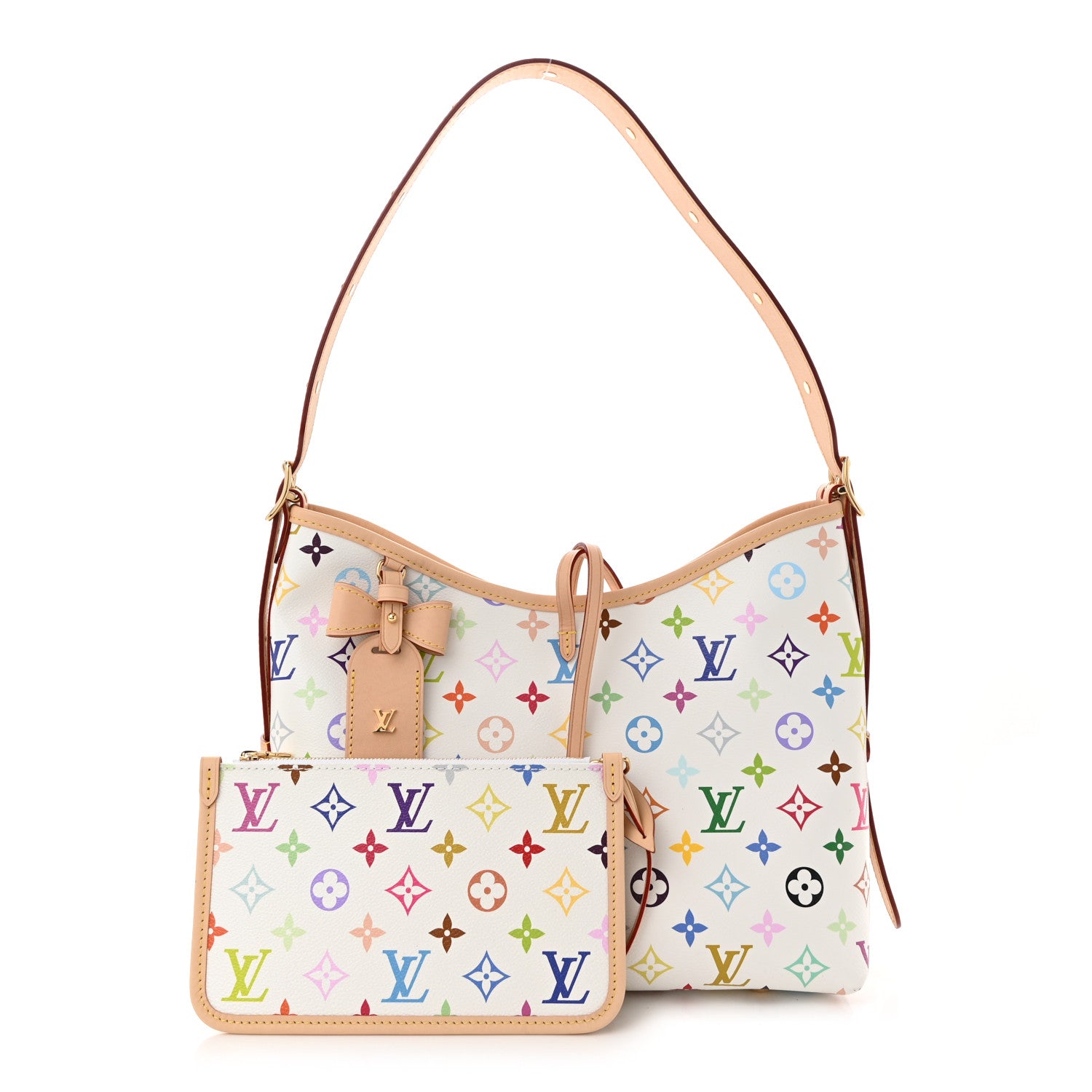 Louis Vuitton LV X TM Monogram Multicolor CarryAll PM White