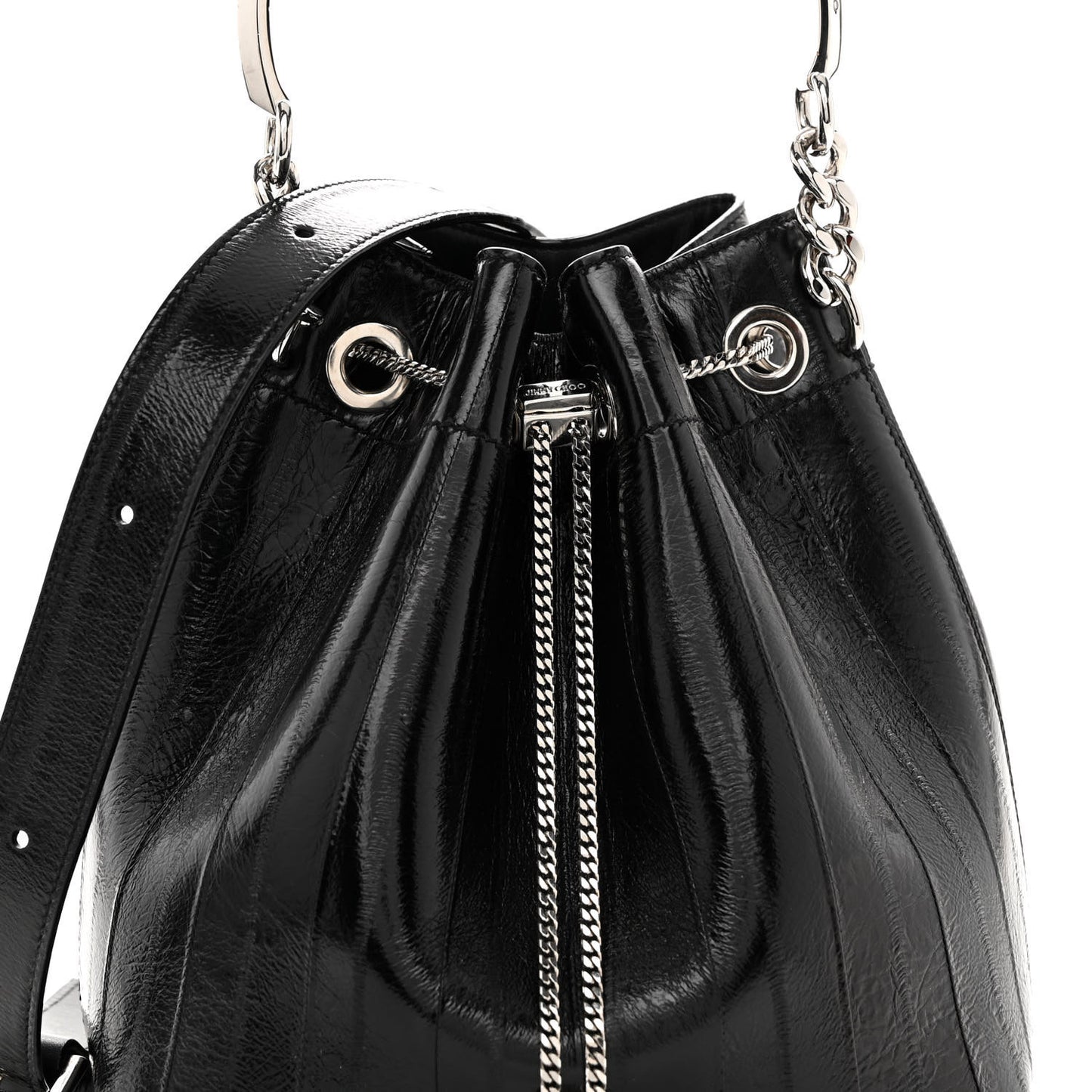 Eelskin Bon Bon Bag Bucket Bag Black