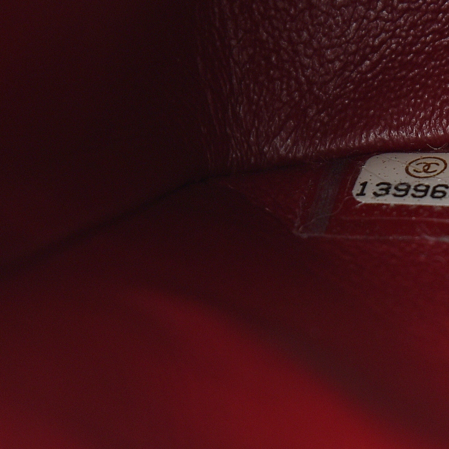 Chanel Caviar Quilted Medium Double Flap Dark Red 6 of 10