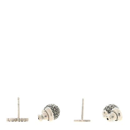Christian Dior Crystal Star CD La Petite Tribal Earrings Silver 3 of 4