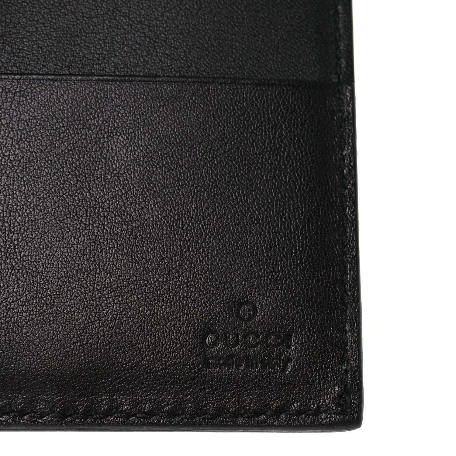 Gucci Guccissima Signature Passport Case Black 6 of 8