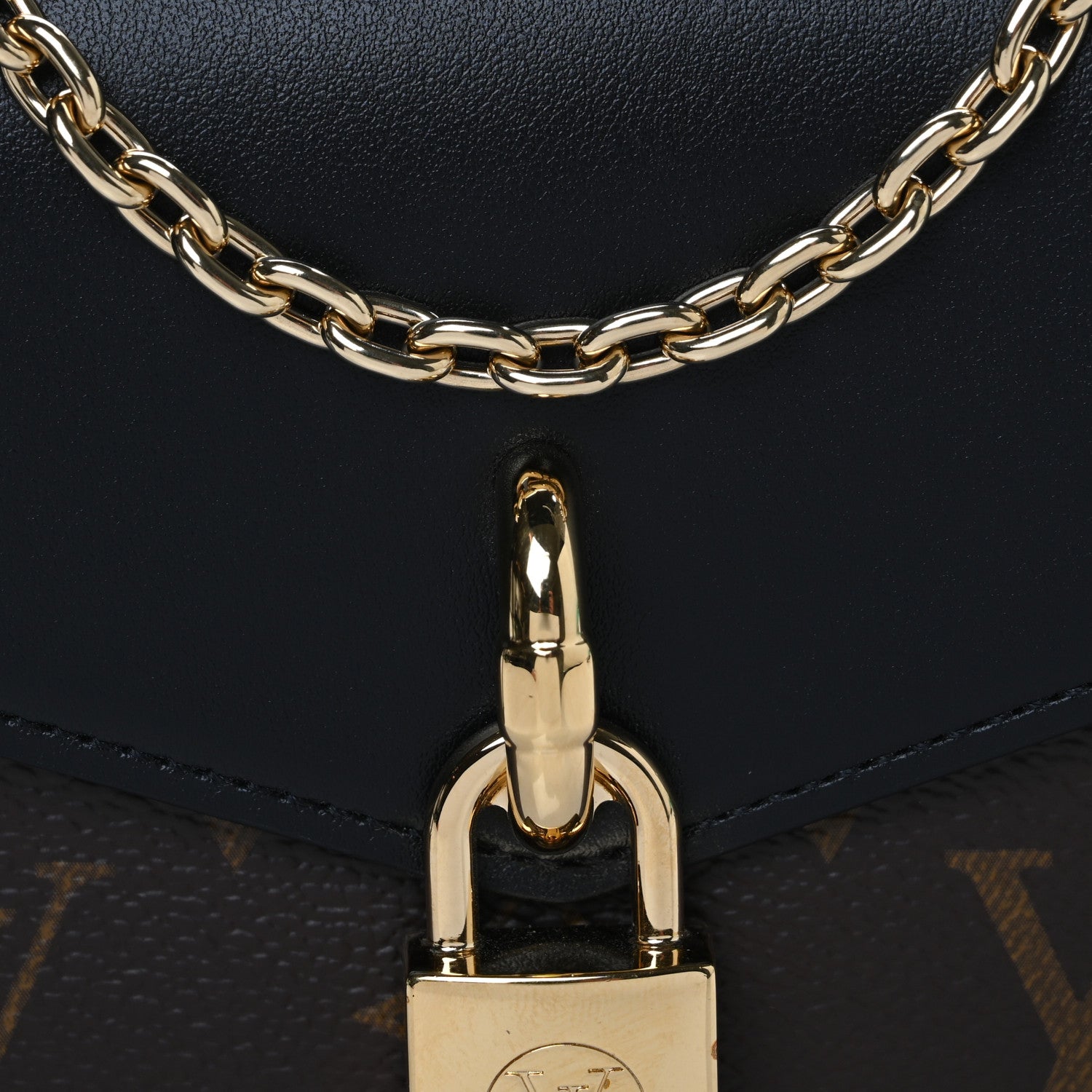 Louis Vuitton Monogram Padlock On Strap Black 8 of 11