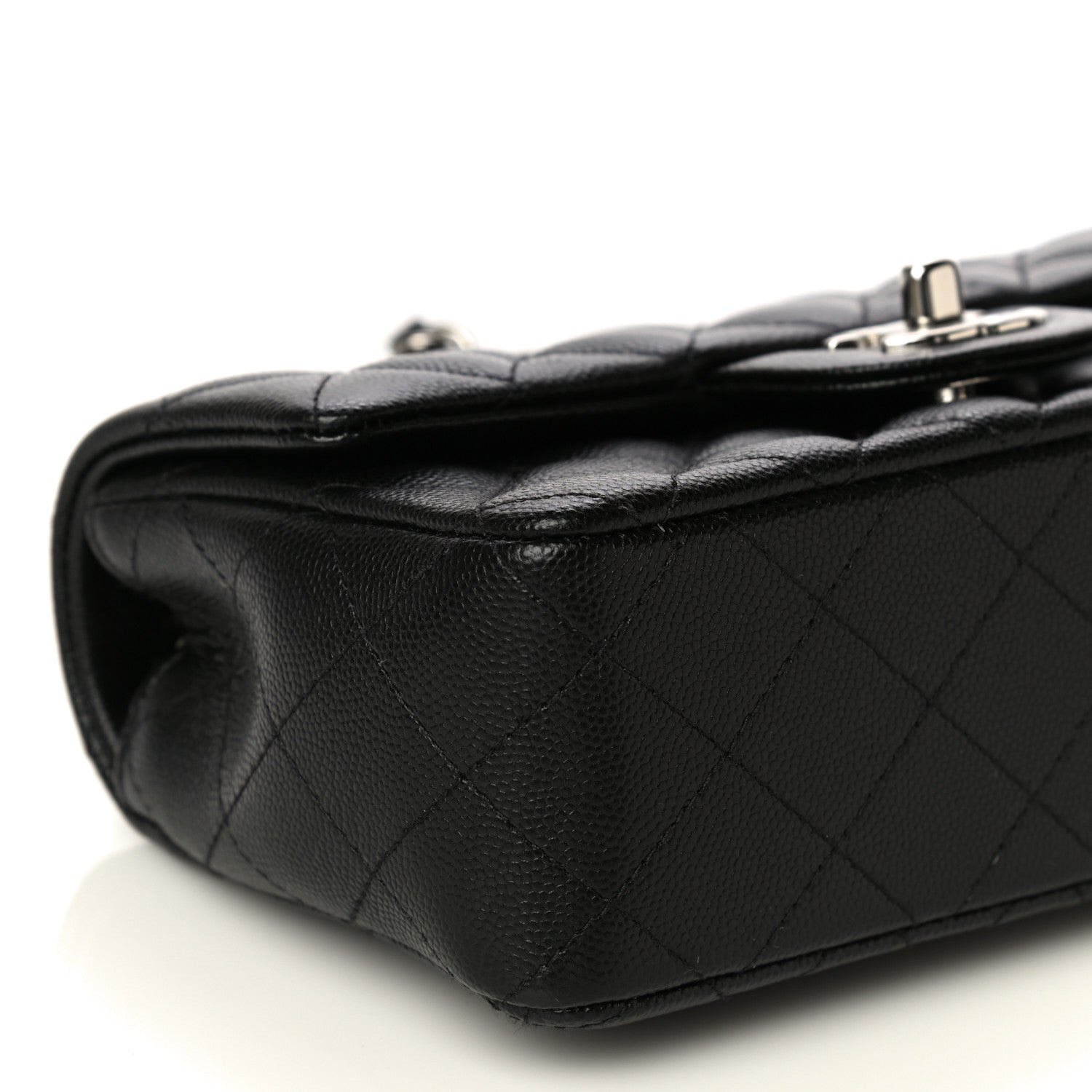 Chanel Caviar Quilted Mini Rectangular Flap Black 9 of 11