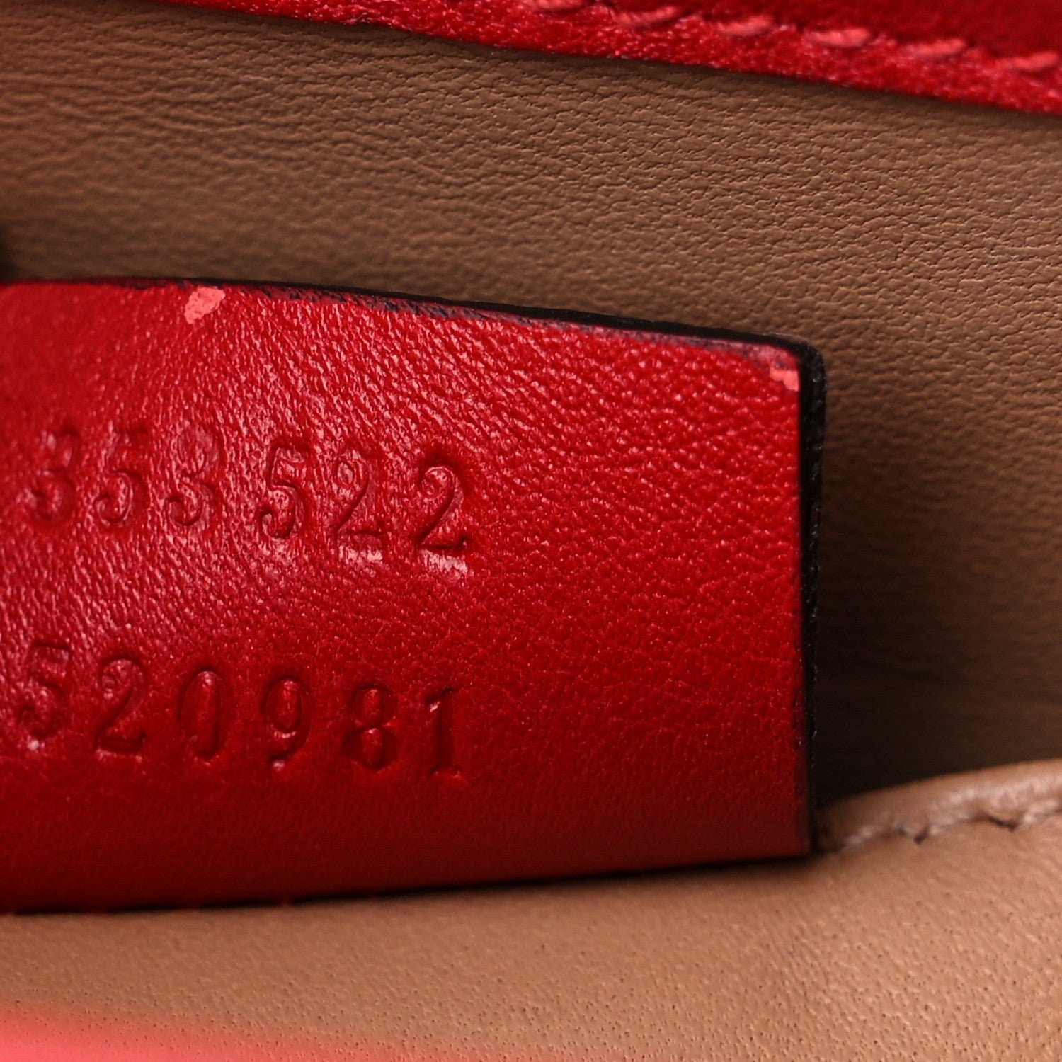 Gucci Regent Calfskin Bamboo Mini Lady Lock Top Handle Bag Hibiscus Red 7 of 13