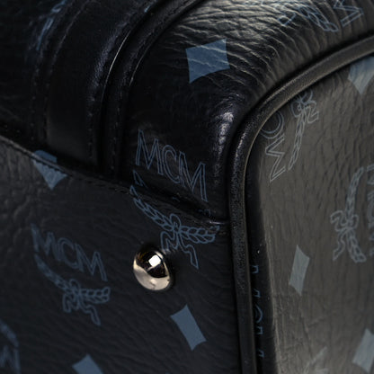 MCM Visetos Small Boston Bag Black 11 of 16
