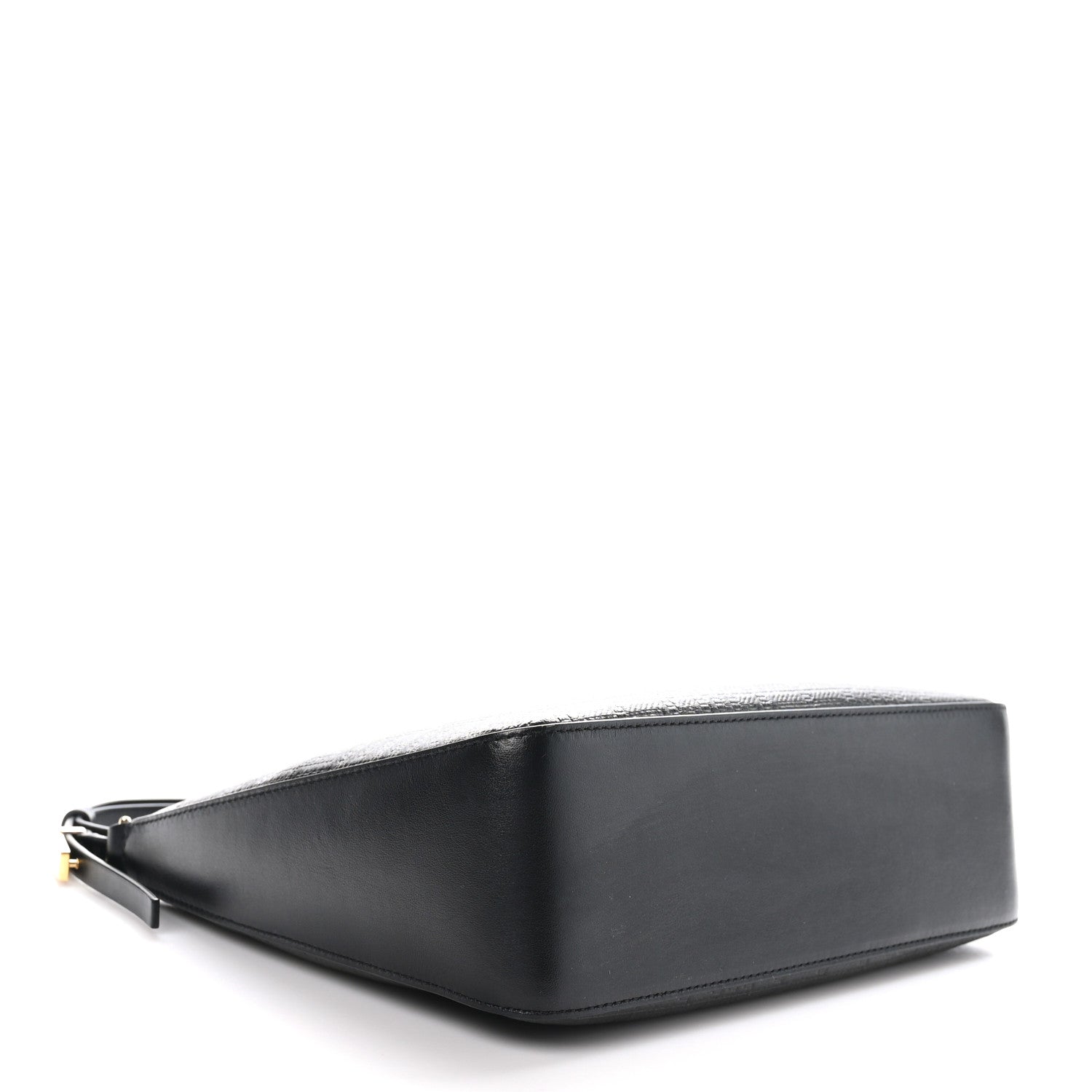 Givenchy Coated Canvas Logo 4G Embossed Small Moon Cut Out Shoulder Bag Black 4 of 10