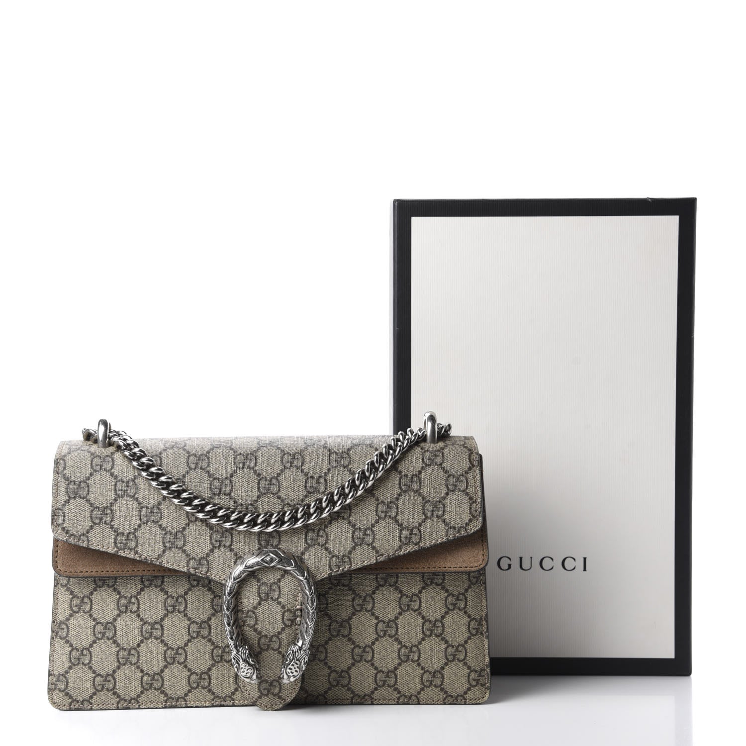 Gucci GG Supreme Monogram Small Dionysus Shoulder Bag Taupe 11 of 11