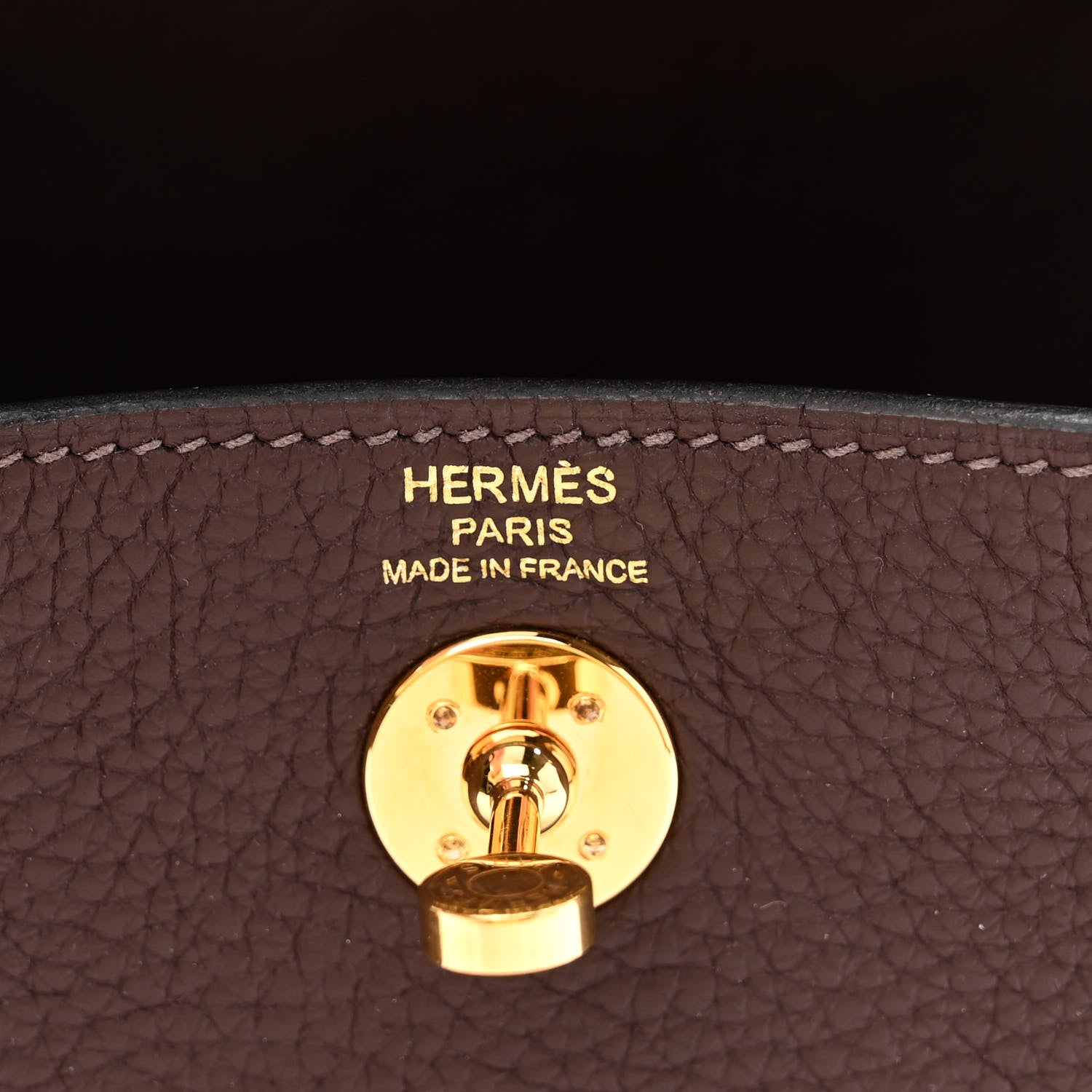 Hermes Taurillon Clemence Mini Lindy 20 Rouge Sellier 5 of 10