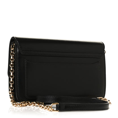 Chloe Calfskin Suede C Clutch With Chain Black 3 of 10