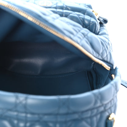 Christian Dior Lambskin Cannage MyABCDior Backpack Blue 4 of 4