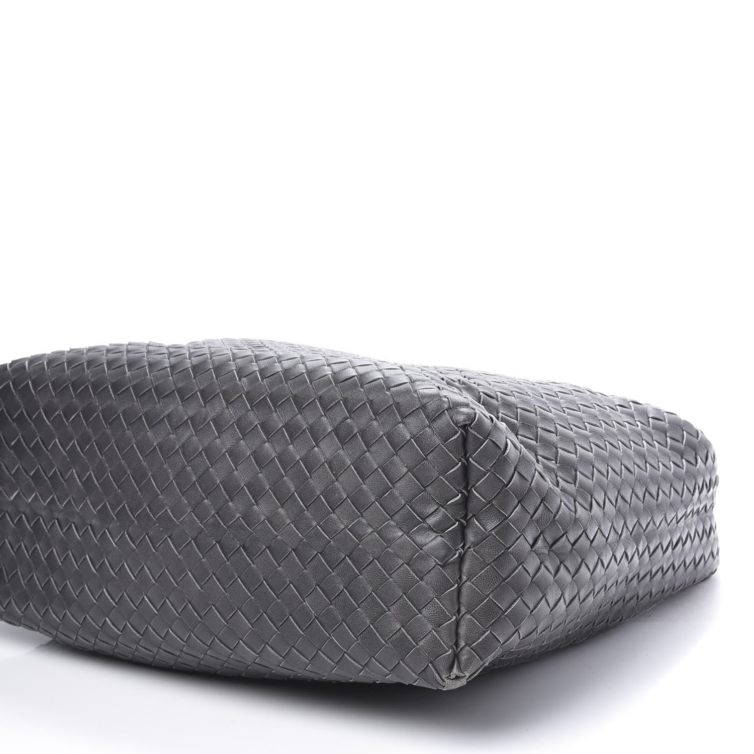 Bottega Veneta Nappa Intrecciato Pyramid Hobo Ferro Gray 8 of 9