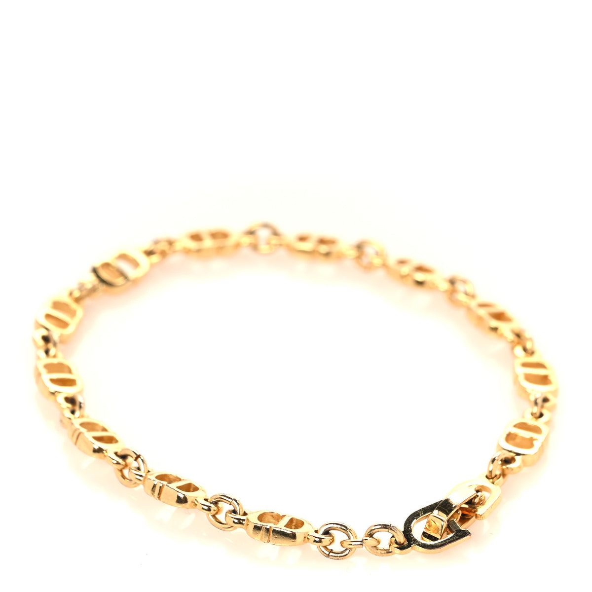 Metal CD Bracelet Gold