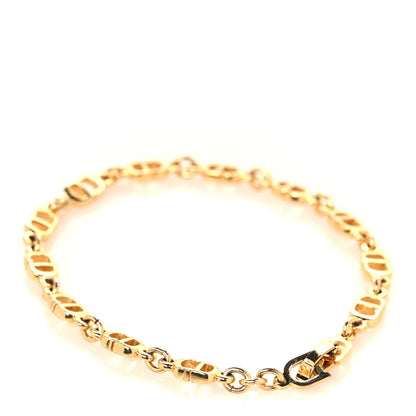 Christian Dior Metal CD Bracelet Gold 3 of 4