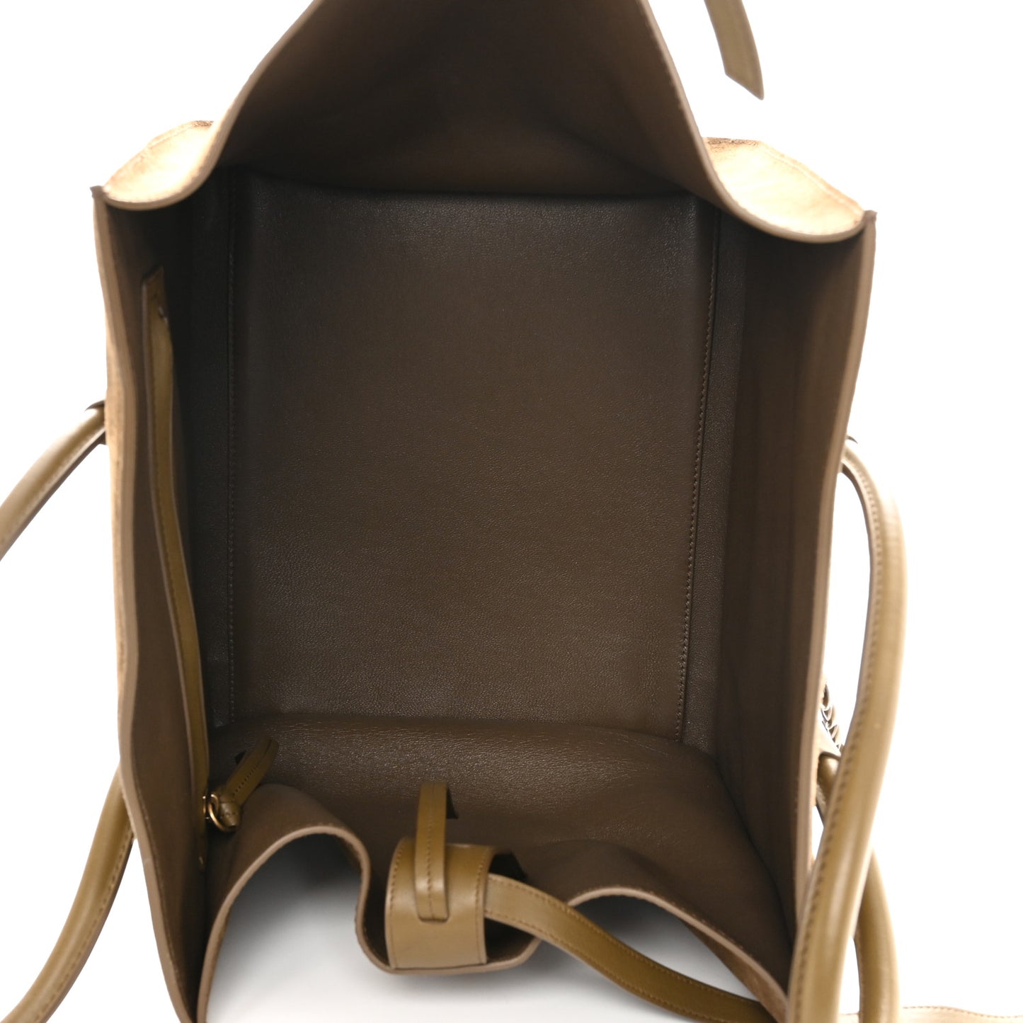 Suede Medium Phantom Luggage Olive