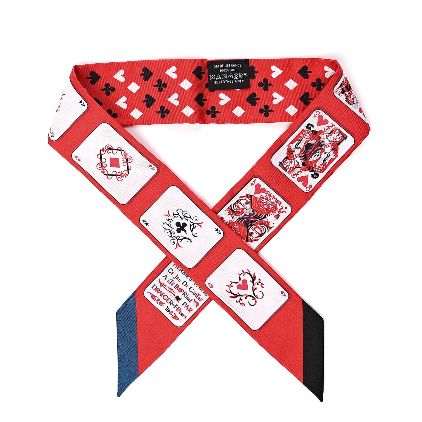 Silk Jeu de Cartes Twilly Rouge Black Ardoise