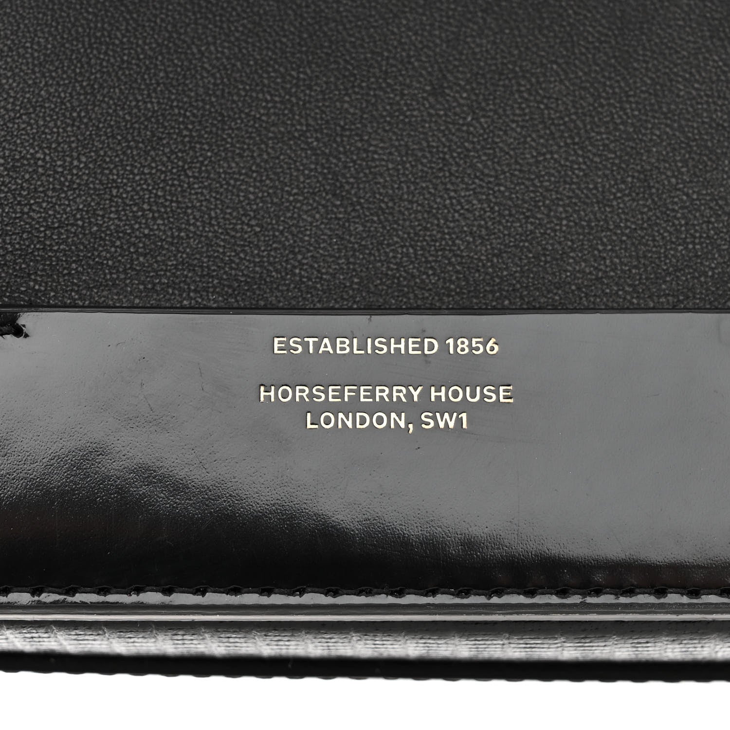 Burberry Calfskin Lizard Embossed Two Tone Small Grace Bag Black 8 of 12