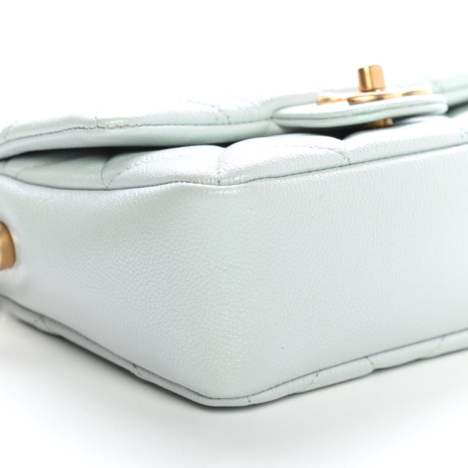 Chanel Iridescent Caviar Quilted Mini My Perfect Flap Light Green 8 of 9