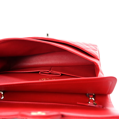 Chanel Lambskin Quilted Medium Double Flap Red 5 of 10