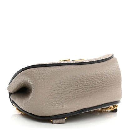 Chloe Grained Lambskin Mini Drew Crossbody Backpack Motty Grey 3 of 6