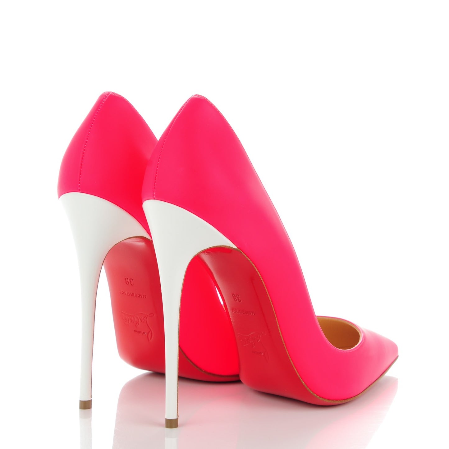 Matte Calfskin Jazz Calf Fluo So Kate 120 Pumps 38 Fuchsia White