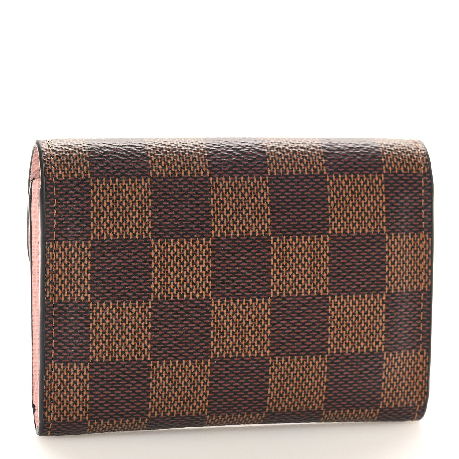 Louis Vuitton Damier Ebene Rosalie Coin Purse Rose Ballerine 3 of 8