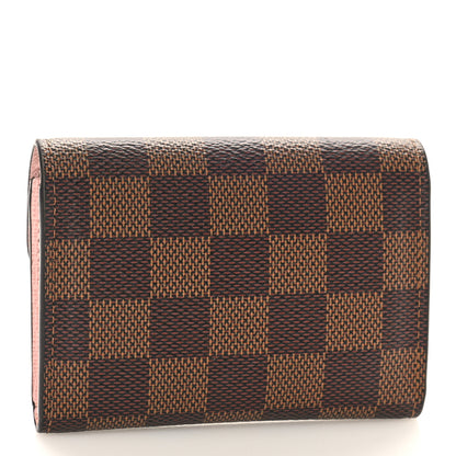 Louis Vuitton Damier Ebene Rosalie Coin Purse Rose Ballerine 3 of 8