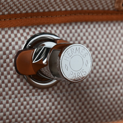 Hermes Vache Hunter Criss Viking Herbag a Dos Retourne Backpack Ecru Beige Naturel 10 of 10