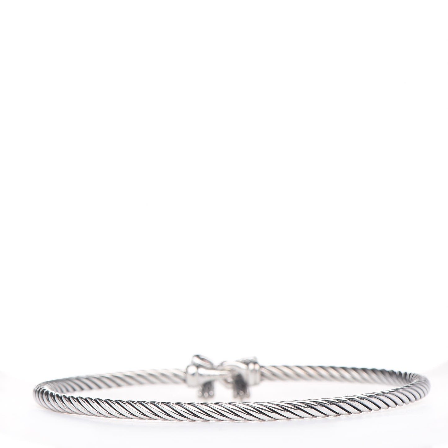 Sterling Silver 18K Yellow Gold Bow Cable Collectibles Bracelet