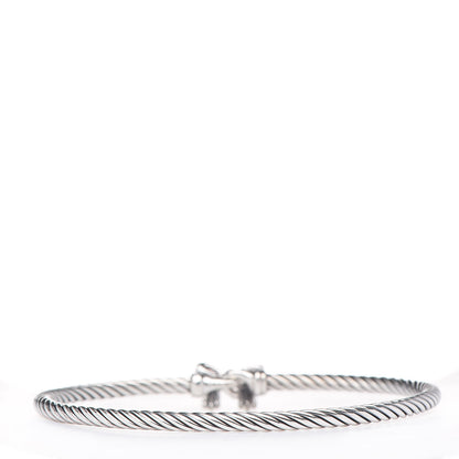 David Yurman Sterling Silver 18K Yellow Gold Bow Cable Collectibles Bracelet 3 of 5