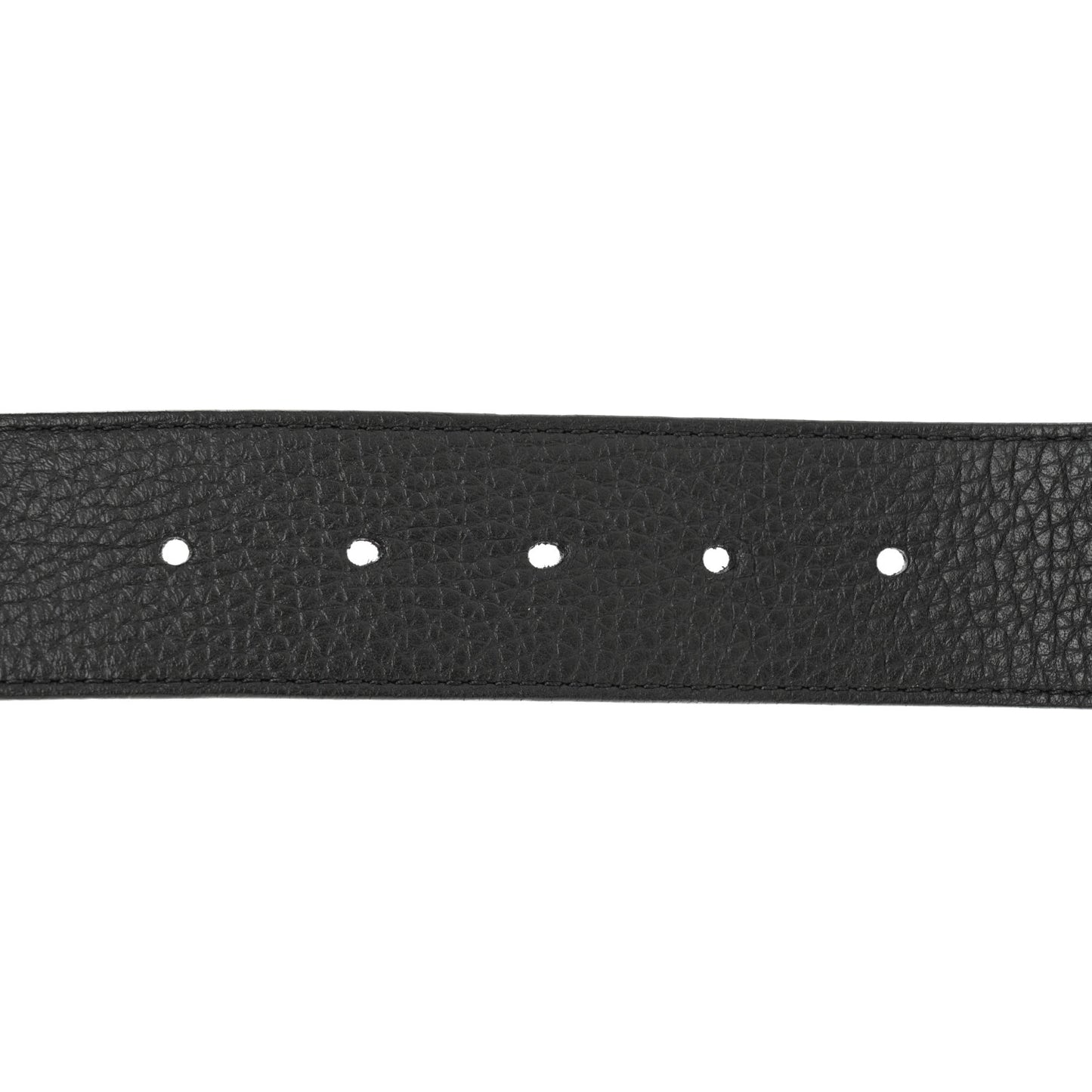 Taurillon Calfskin 30mm LV Initiales Reversible Belt 95 38 Black