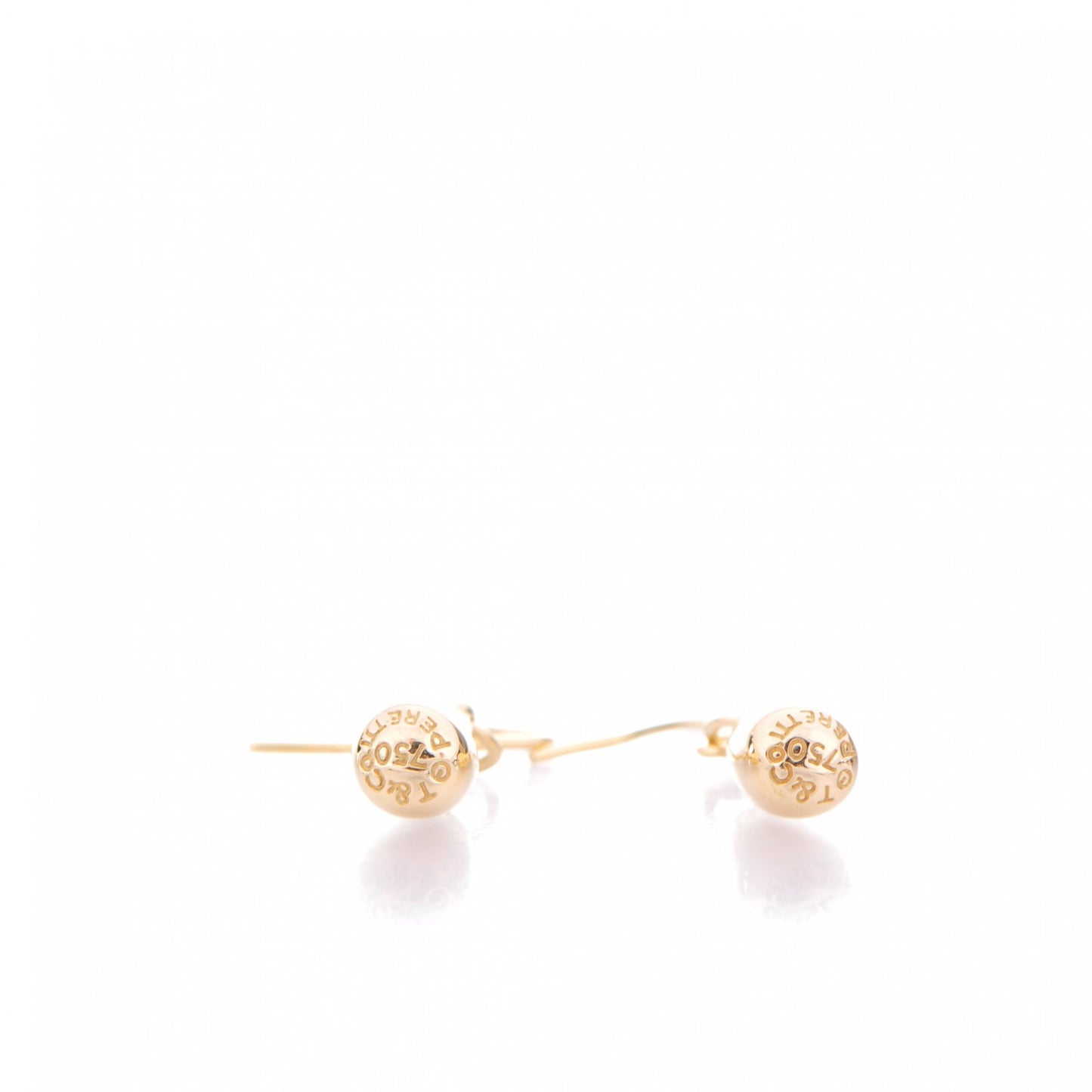 18K Yellow Gold Elsa Peretti 12mm Teardrop Earrings