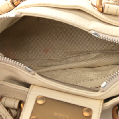 Chloe Calfskin Medium Paddington Satchel Off White 4 of 11