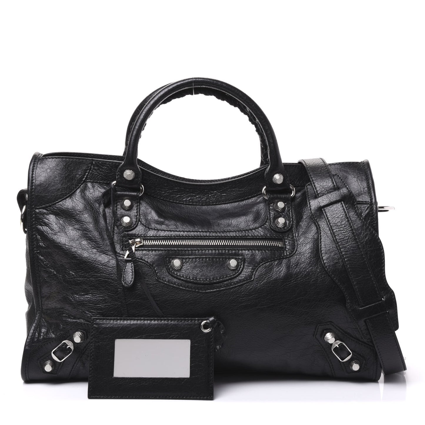 Agneau Giant 12 Silver Hardware City Black