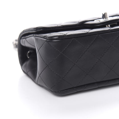Chanel Lambskin Quilted Mini Rectangular Flap Black 8 of 11