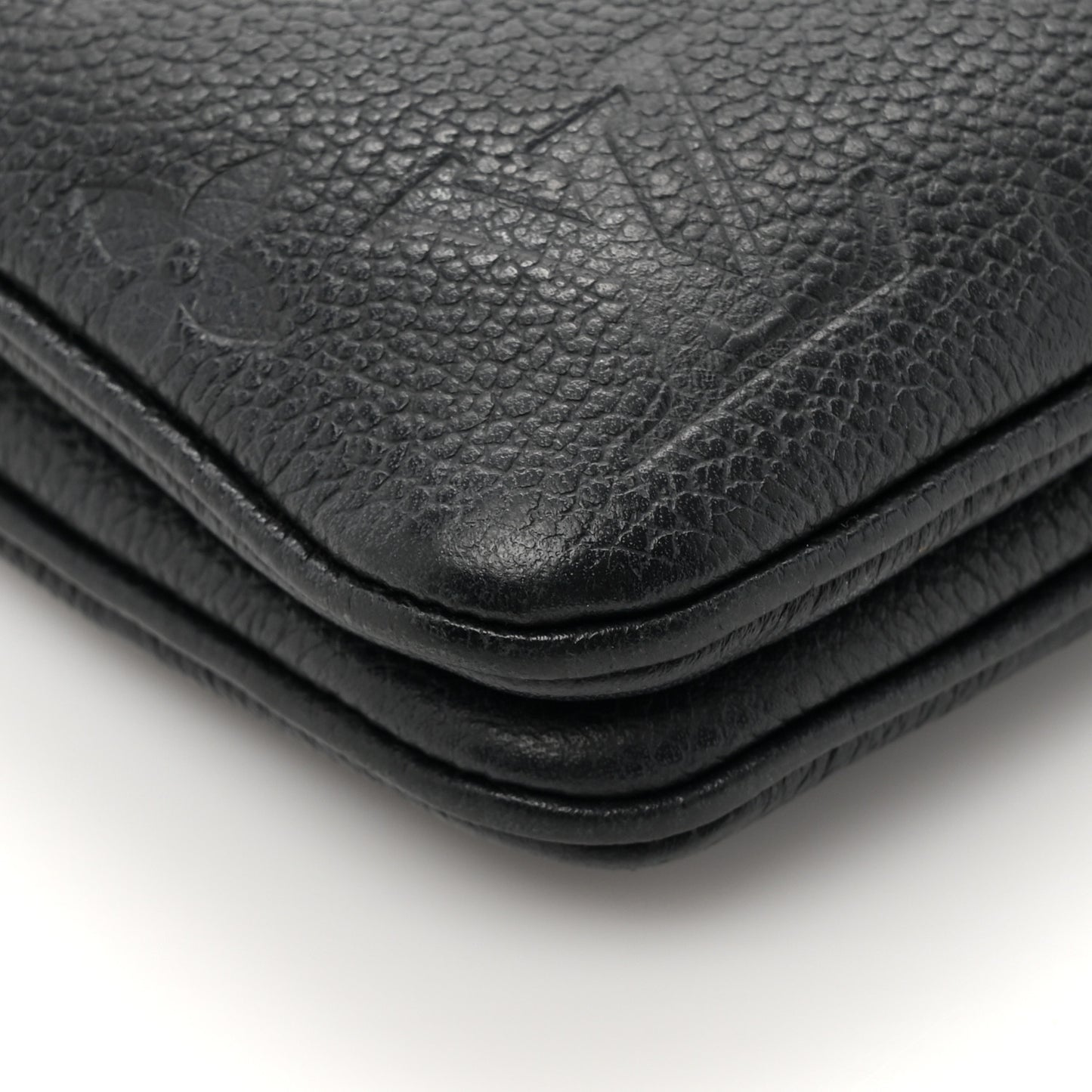 Empreinte Double Zip Pochette Black