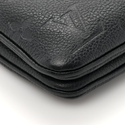 Louis Vuitton Empreinte Double Zip Pochette Black 16 of 18